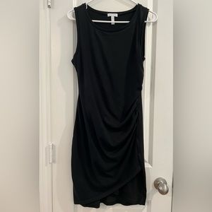 Leith Tank Ruched Bodycon Black Dress